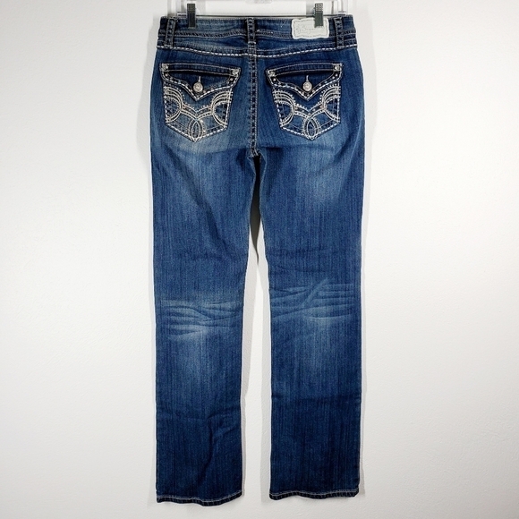 SKYANNE BEADED POCKET JEANS - Picture 2 of 11